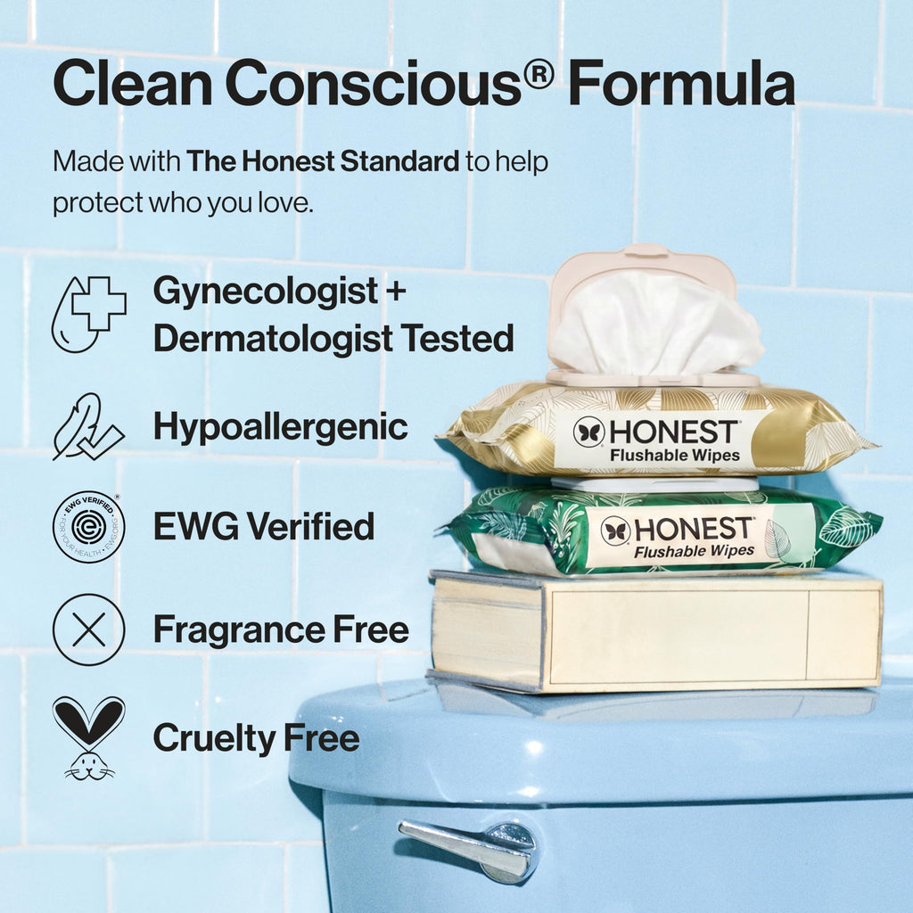 Flushable Wipes for Sensitive Skin | The Honest Company

