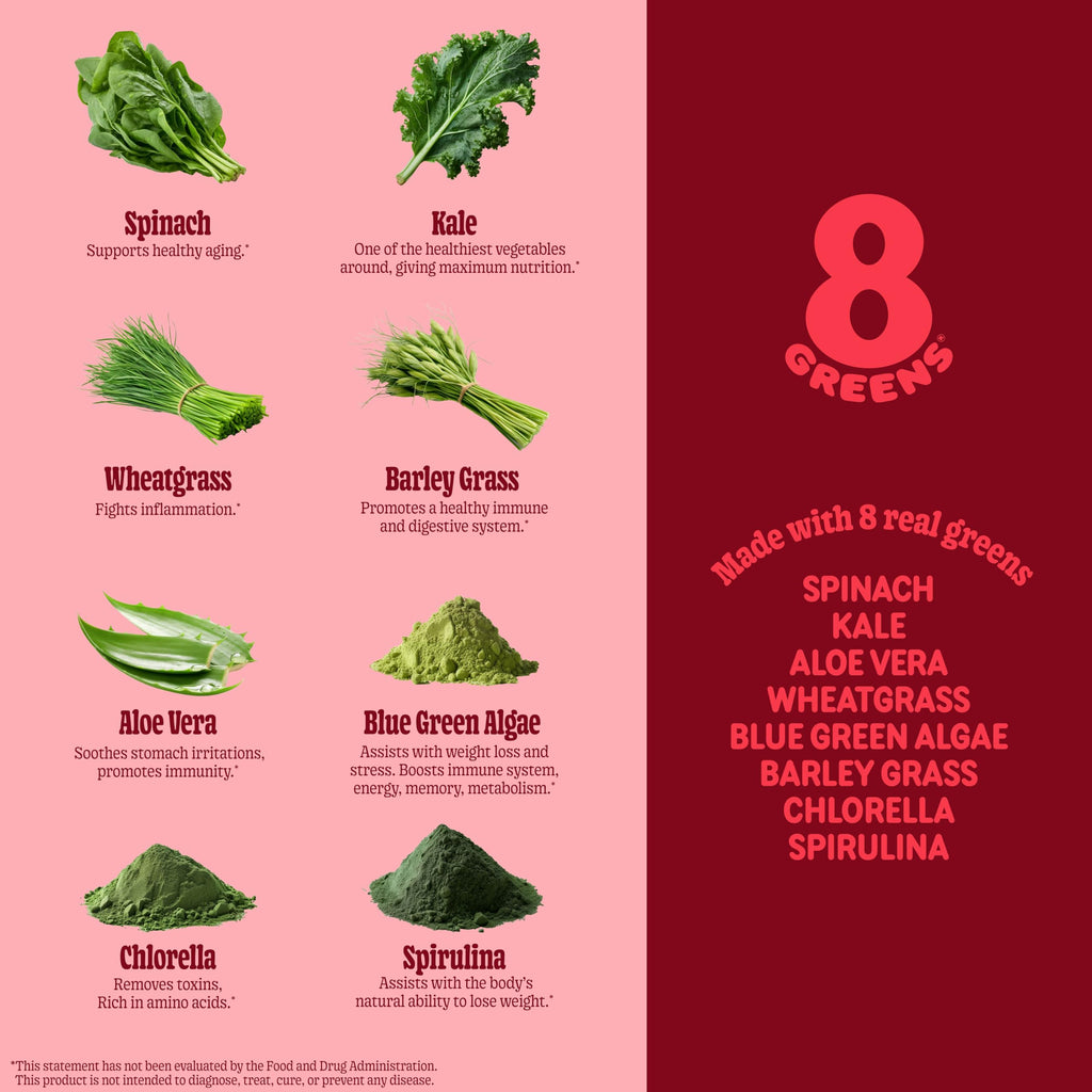 8Greens Supergreens Effervescent Tablets | Immune Metabolism

