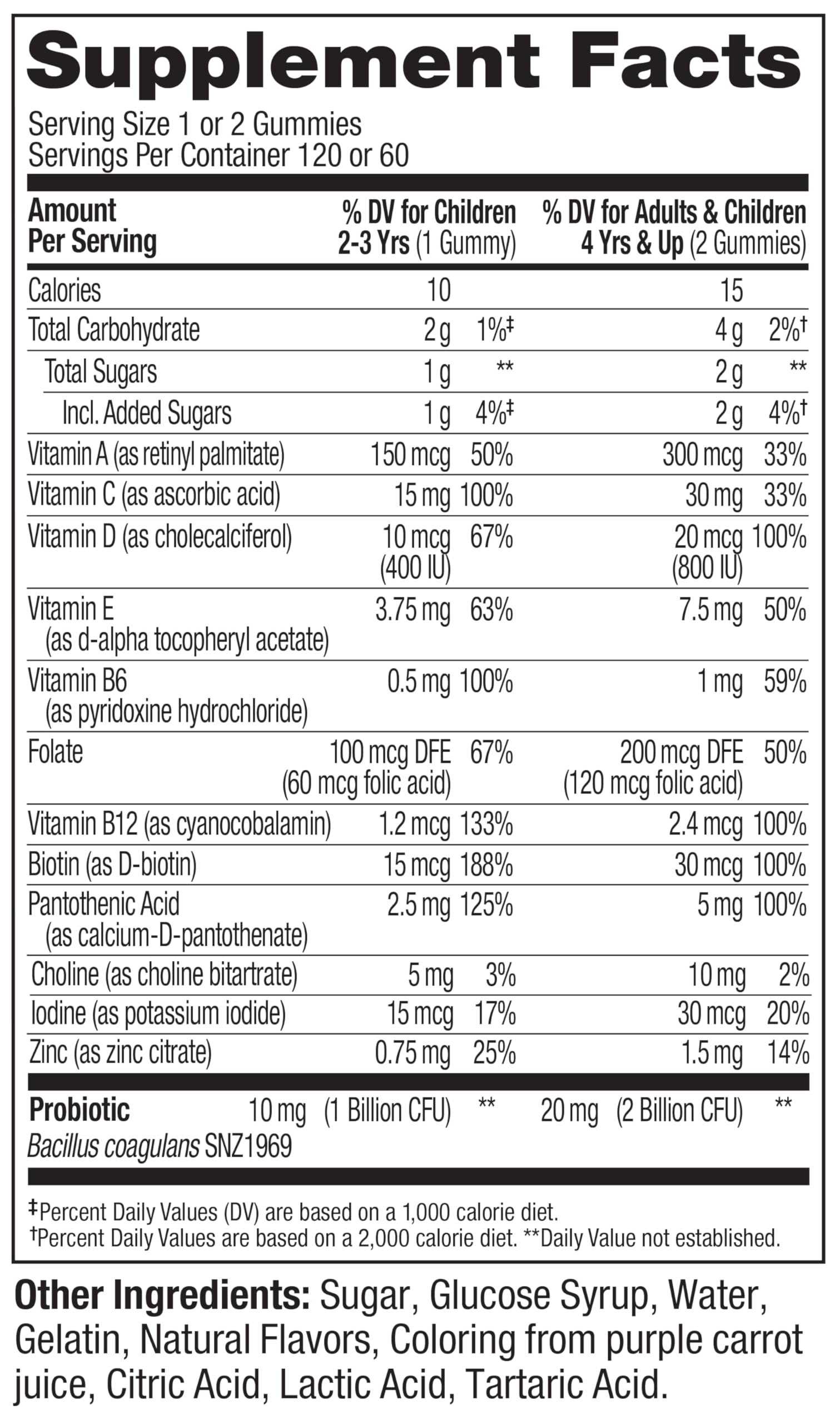 OLLY Kids Multivitamin & Probiotic Gummies


