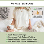 OASIZZ Castor Oil Pack Wrap for Stomach - Reusable

