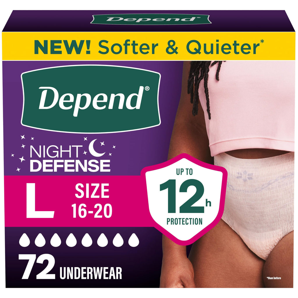 Depend Night Defense Incontinence Underwear – Overnight

