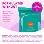 Lume Acidified Deodorant Wipes - 24 Hour Odor Control

