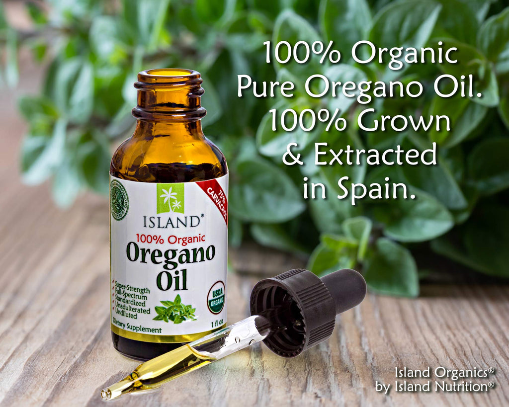 Oregano Oil Drops by Island Nutrition

