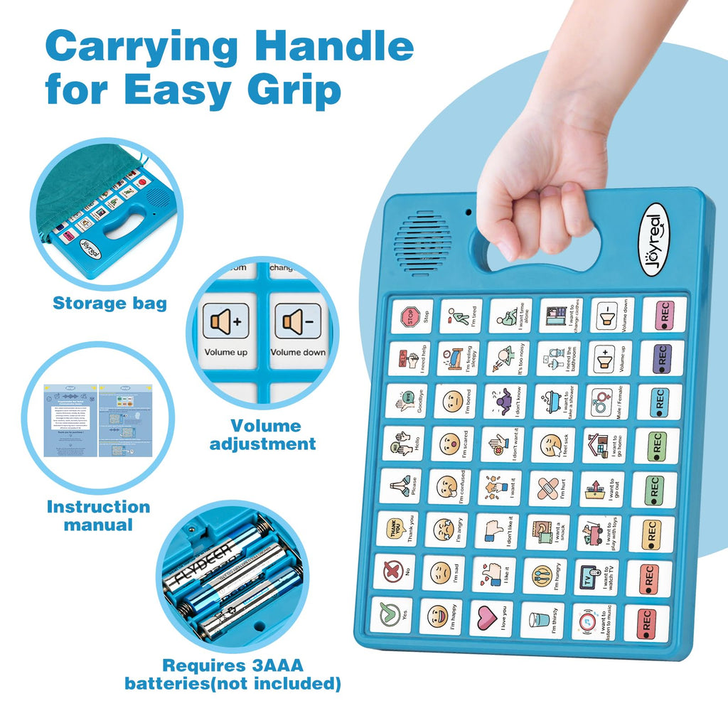 Joyreal AAC Device for Autism - 8-Button Tablet


