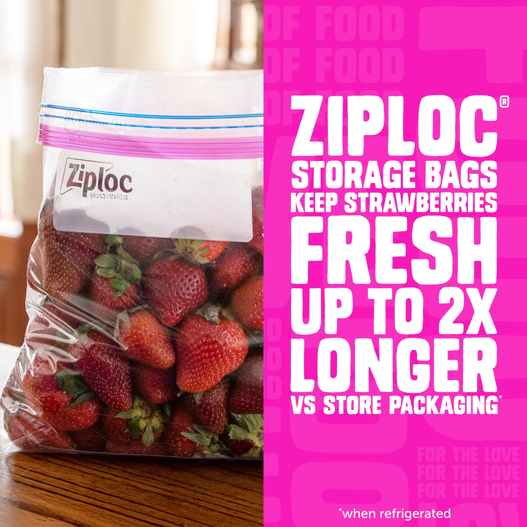 Ziploc Brand Storage Bags for Leftovers & Meal Prep

