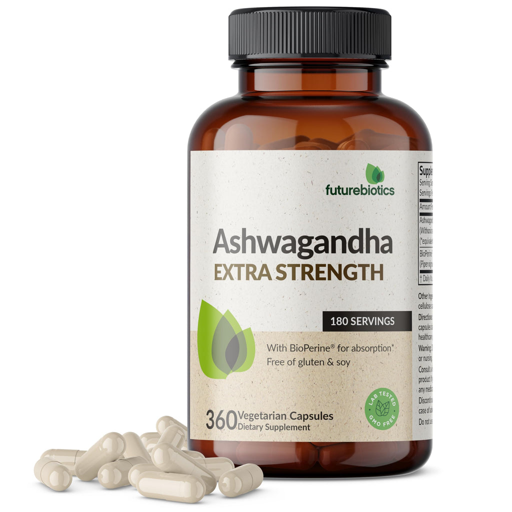 Futurebiotics Ashwagandha Extra Strength Stress & Mood Support Capsules