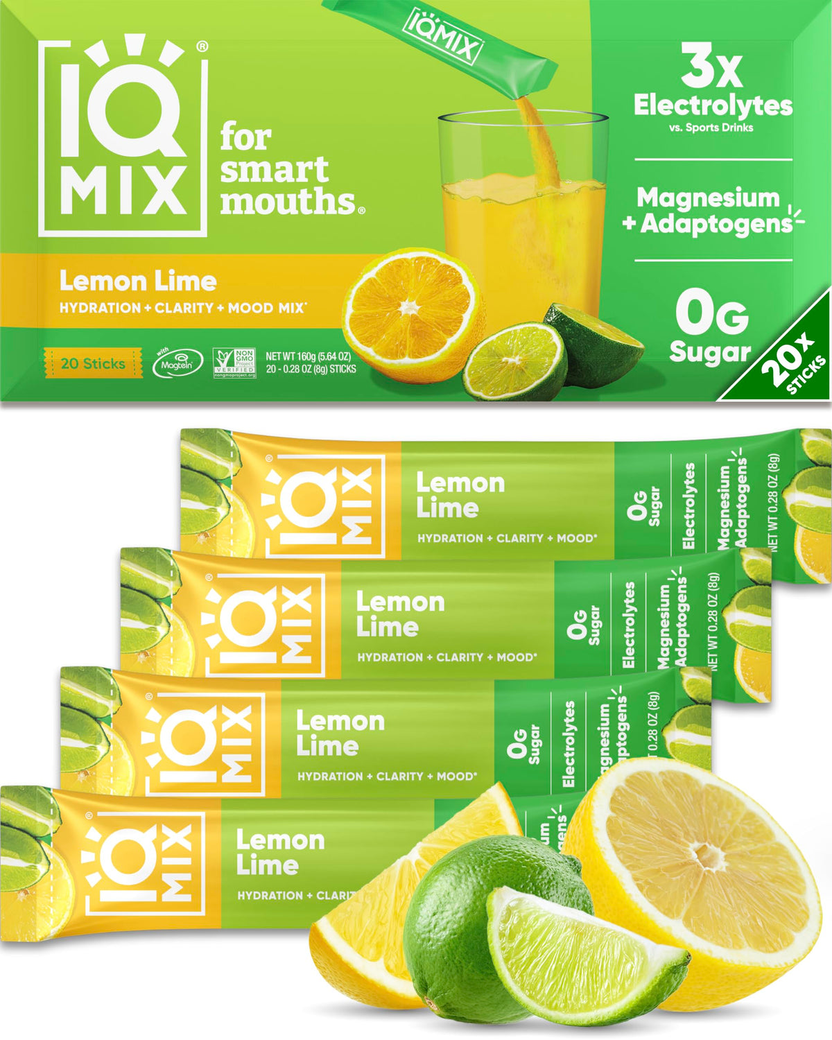 IQMIX Hydration Electrolyte Powder – 4-in-1 Formula