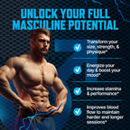 Testosterone Booster Gummies for Men|All-Natural Supplement

