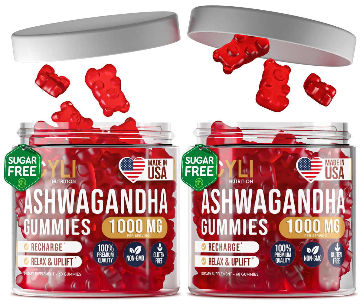 JOYli Ashwagandha Gummies for Sleep, Stress and Focus