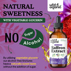 Wild & Organic Saffron Liquid Drops for Mood & Focus

