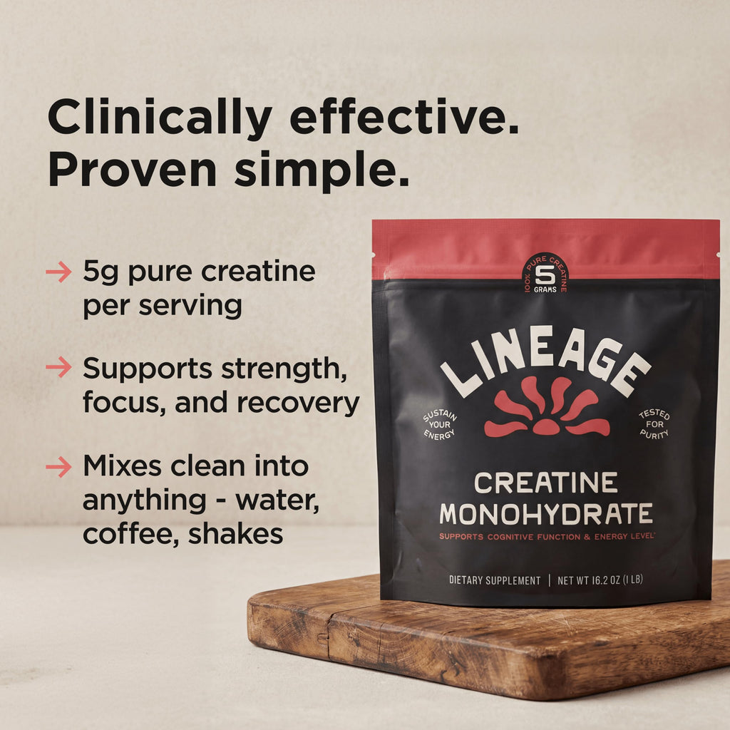 Lineage Provisions Creatine Monohydrate Micronized Sea Salt

