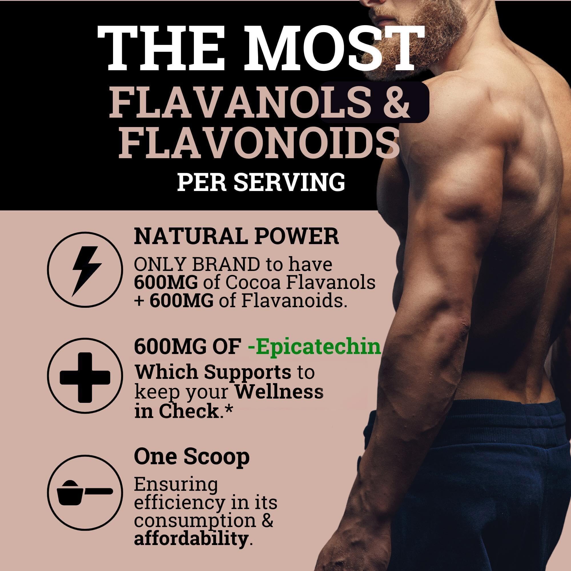 Black Forest Cocoa Powder with Flavanols - Non-GMO Vegan

