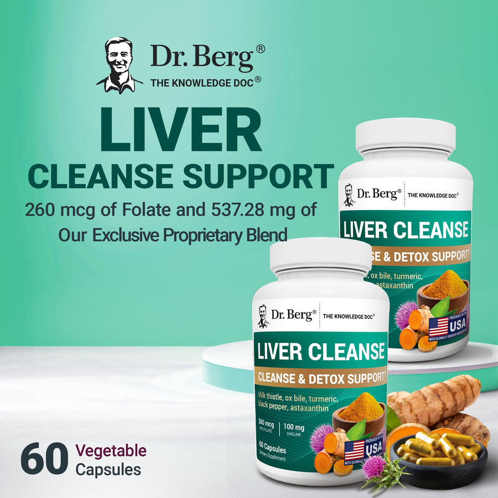 Dr. Berg Liver Cleanse Detox Capsules | Liver Support

