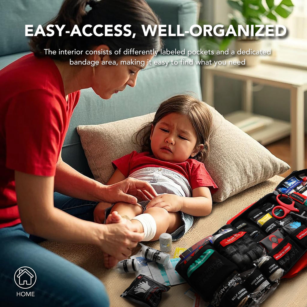 First Aid Kit Waterproof Portable Medical Emergency Kit

