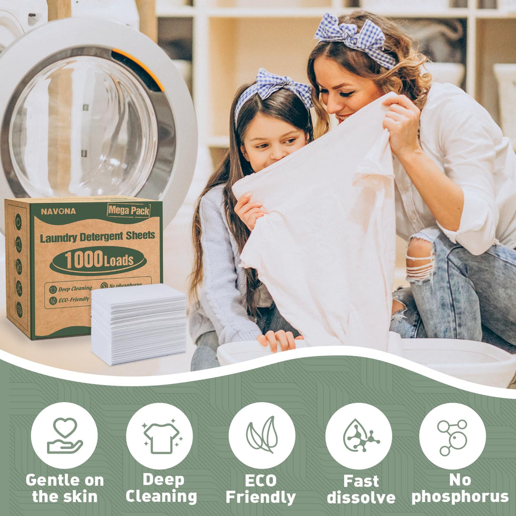 Laundry Detergent Sheets Mega Bundle - Eco-Friendly Cleaning

