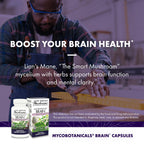 Brain Capsules by Host Defense – Lion's Mane, Reishi & Cordyceps

