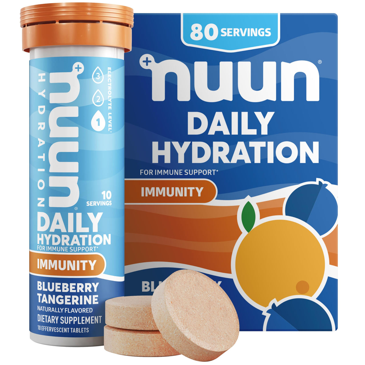 Nuun Immunity Electrolyte Tablets for Hydration and Immune Support