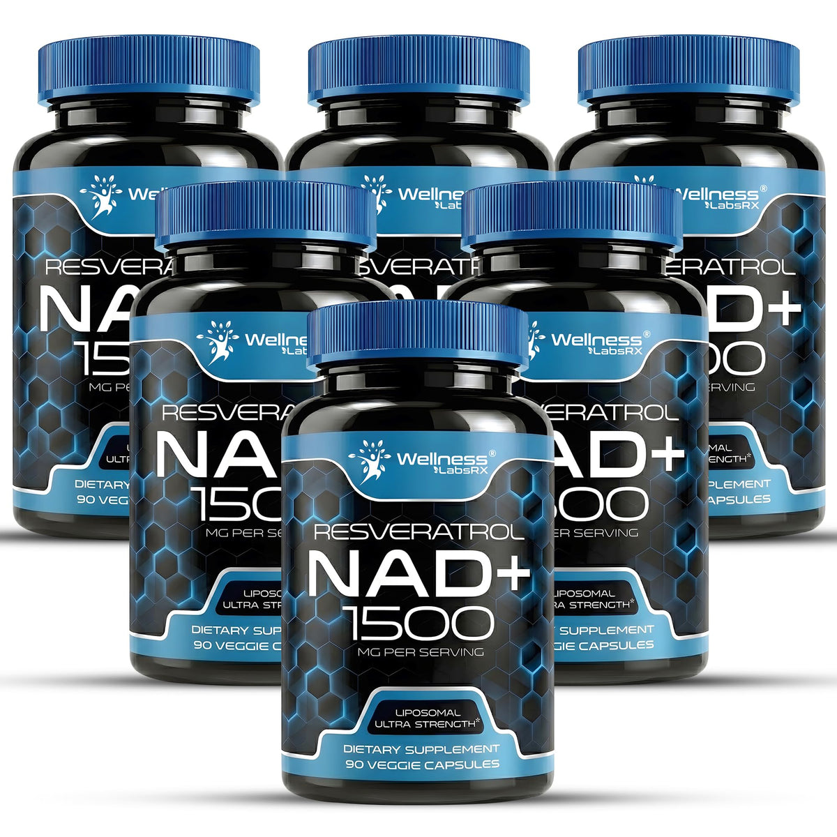 Wellness LABSRX Liposomal NAD Supplement - NAD+ Support for Cellular Health