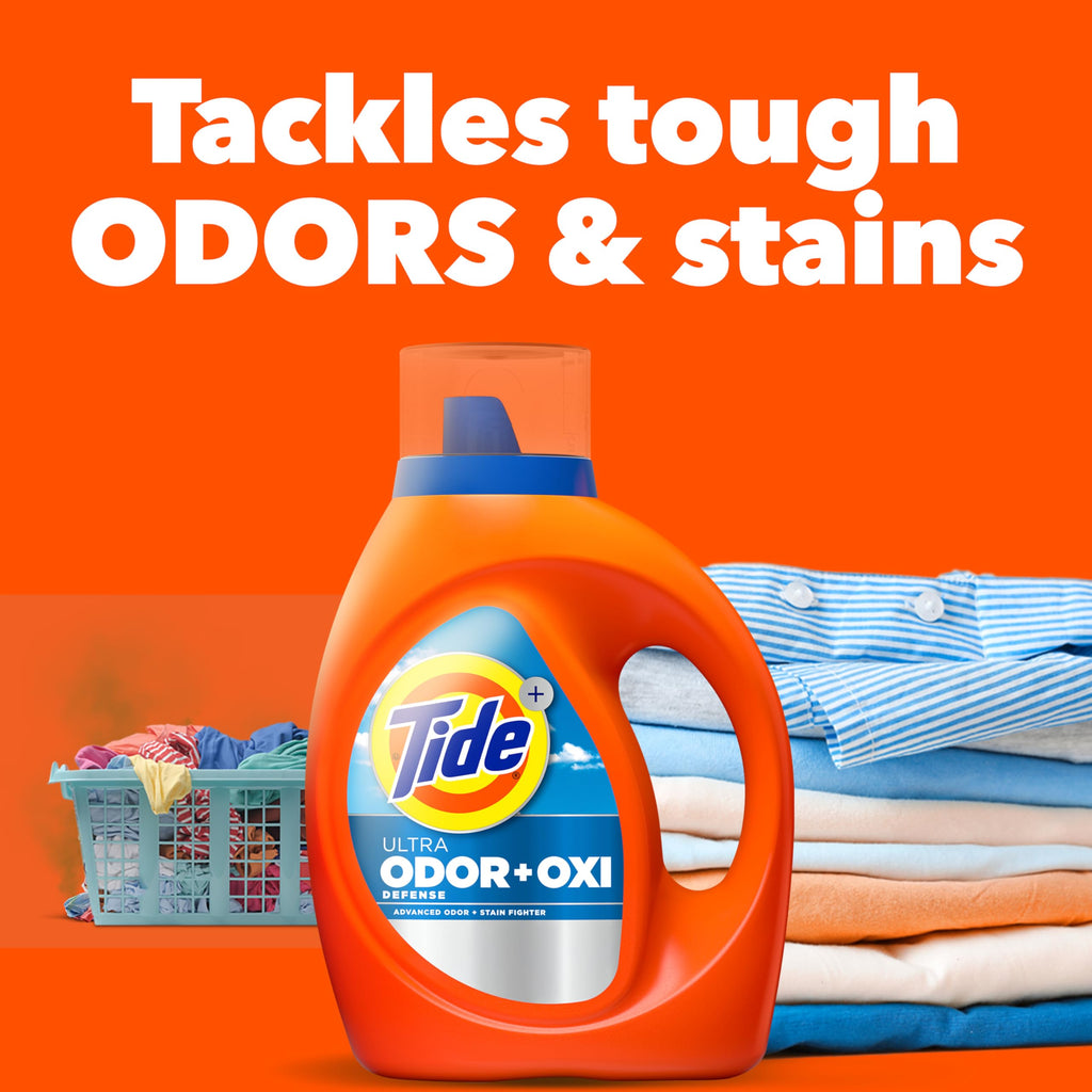 Tide Ultra Odor Defense Plus Oxi Liquid Detergent

