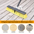 Push Broom KeFanta Heavy Duty Long Handle


