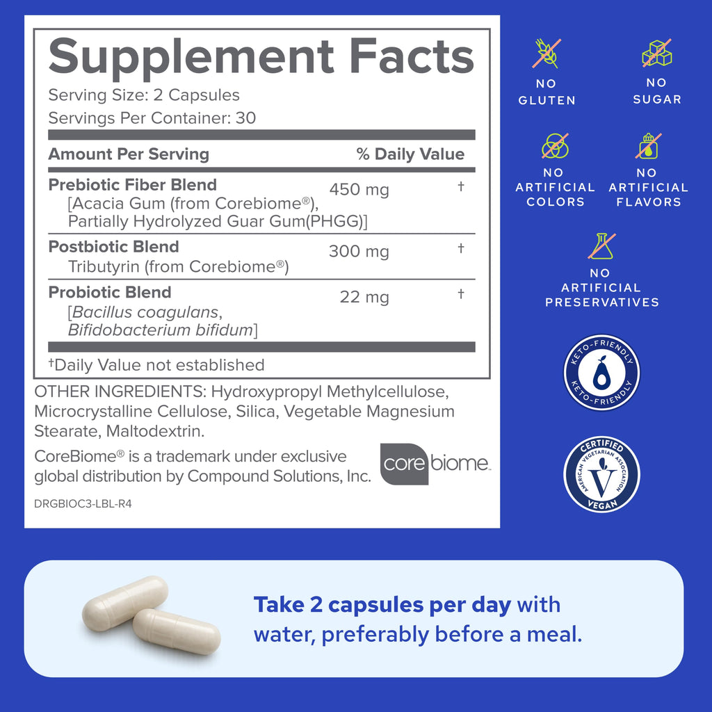 Gundry MD Bio Complete 3 Gut Health Probiotic Blend

