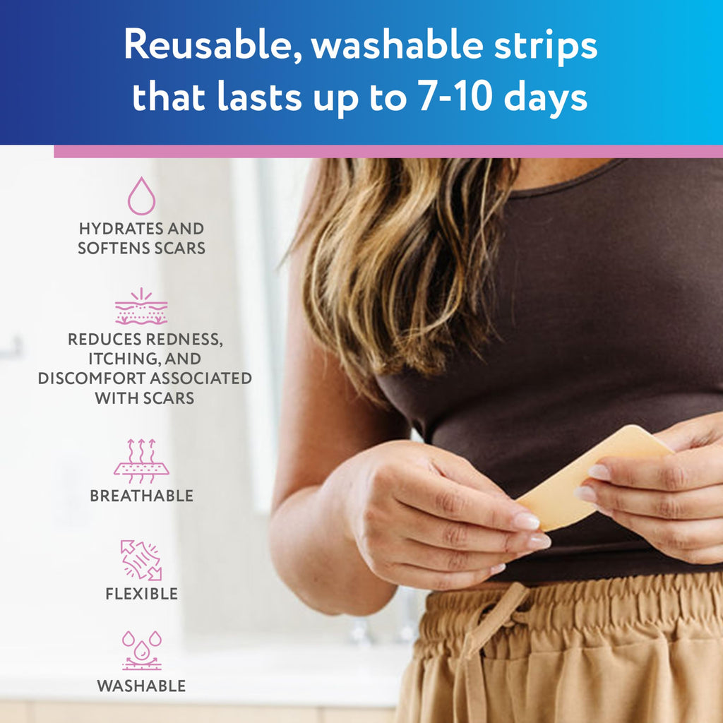 ScarAway Silicone Scar Strips - Advanced for C-Section

