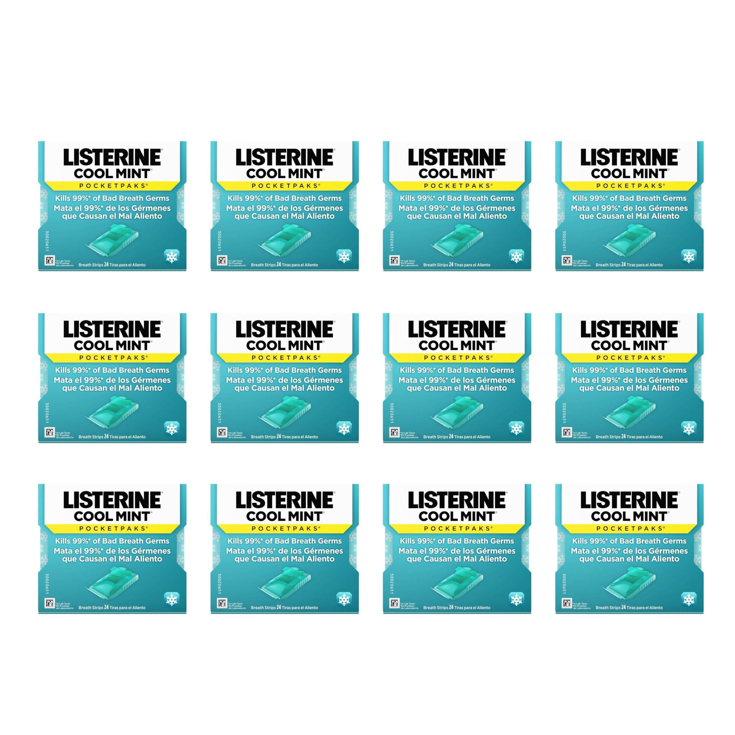 Listerine Breath Strips for Fresh Breath - Dissolving

