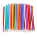 Individually Wrapped Jumbo Smoothie Boba Straws

