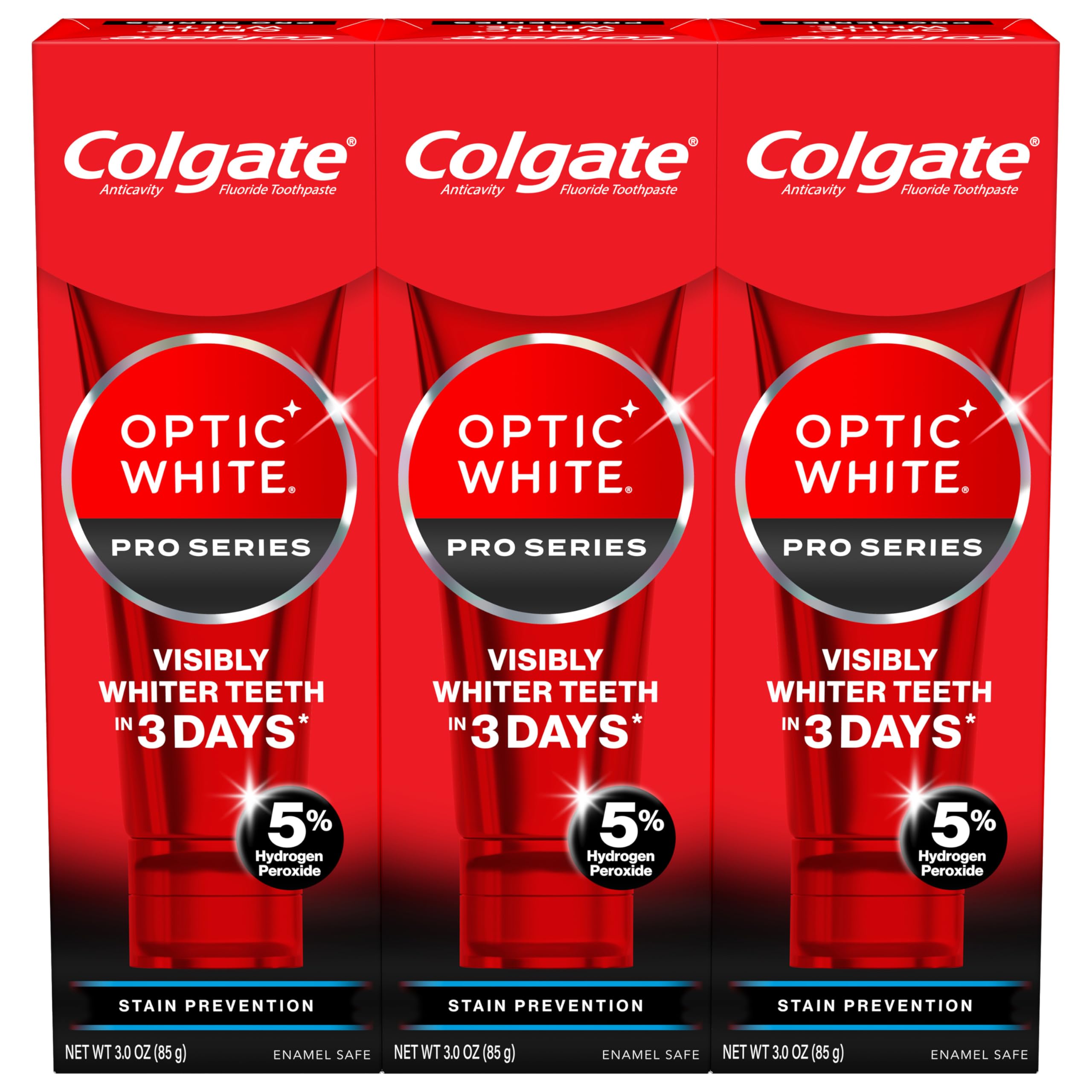 Colgate Optic White Pro Series Stain Prevention Toothpaste

