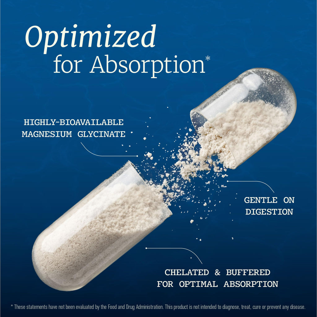 NobI Magnesium Glycinate Supplement | Chelated Absorption

