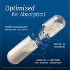 NobI Magnesium Glycinate Supplement | Chelated Absorption

