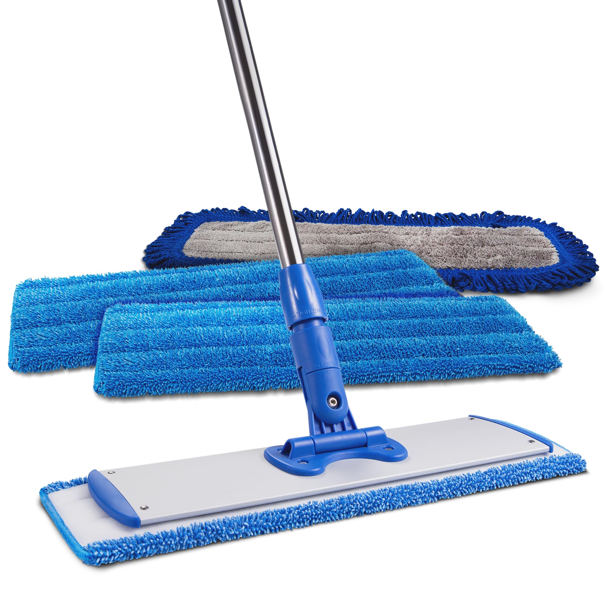 Microfiber Floor Mop Kit with Adjustable Handle | Durable

