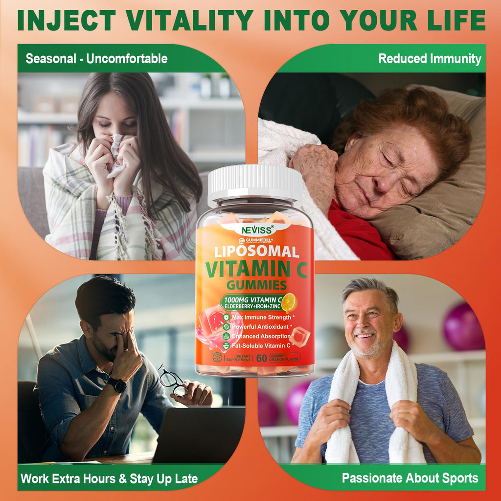 Liposomal Vitamin C Gummies for Immunity Support

