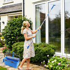 NICOFPHY Window Cleaning Kit with Squeegee & Scrubber

