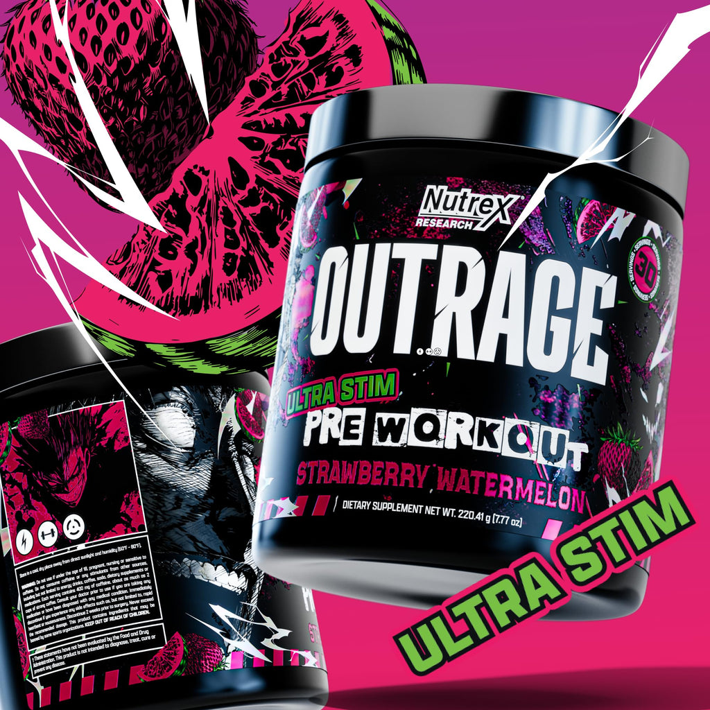 Outrage Pre-Workout Powder | Ultra High Stim


