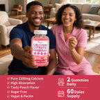 Calcium Citrate Gummies 1200 mg – Vegan Peach Flavor

