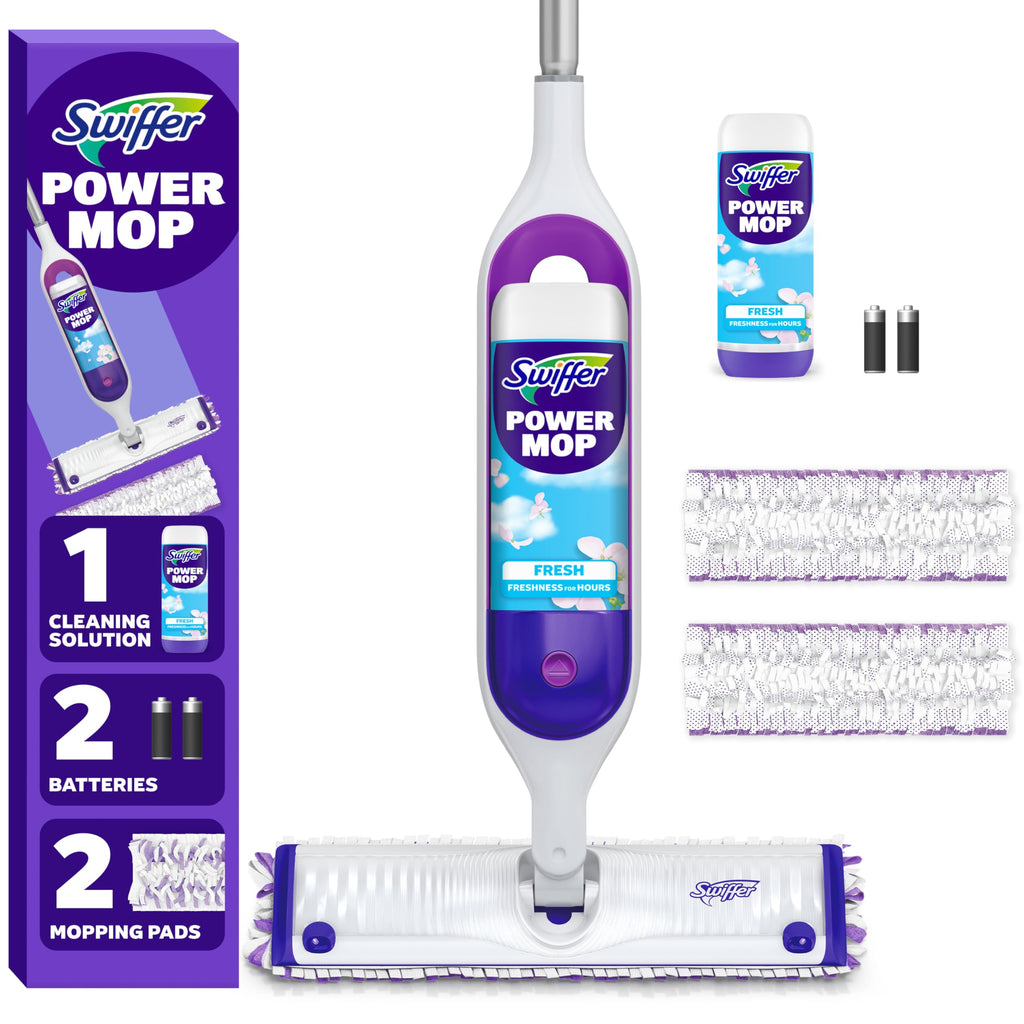 Swiffer PowerMop Floor Cleaning Kit – Spray Mop System

