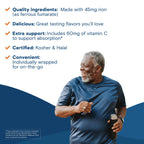 Bariatric Fusion Iron Supplement - Chewable Ferrous Fumarate

