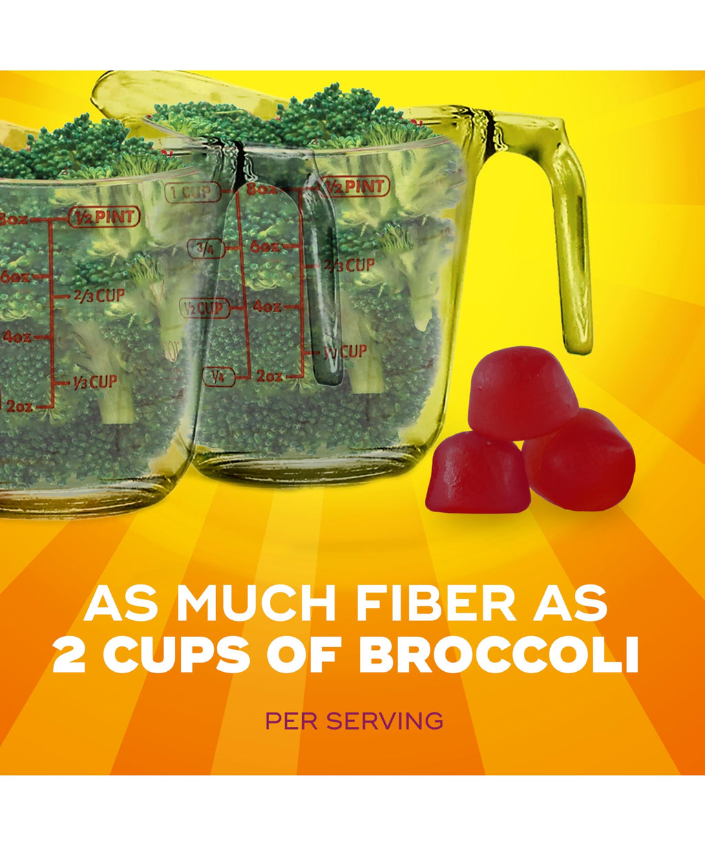 Metamucil Citrus Berry Fiber Gummies | Vitamins C, D & B12


