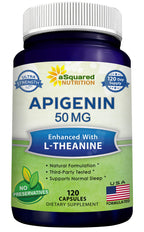 aSquared Nutrition Apigenin & L-Theanine Sleep Support Dietary Supplement