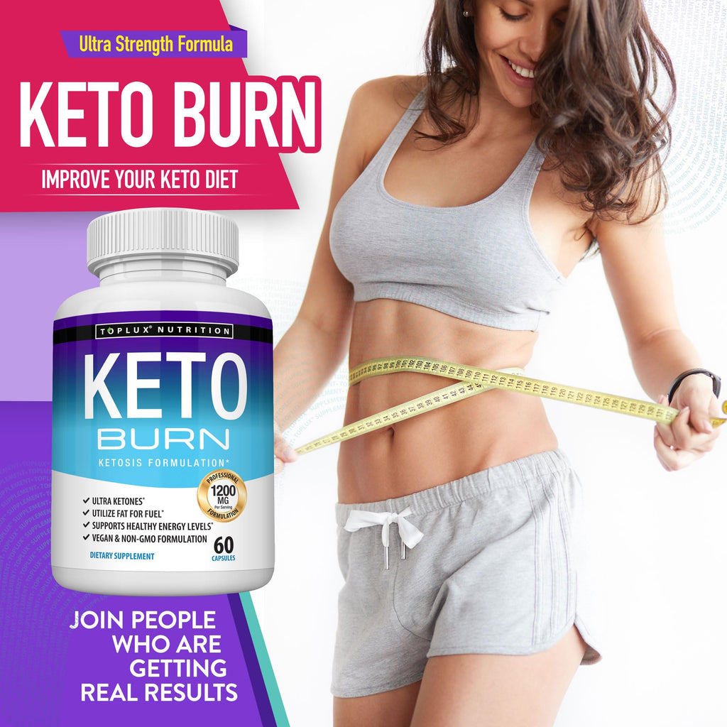 Toplux Keto Burn Pills Ketosis Support Fat Burner

