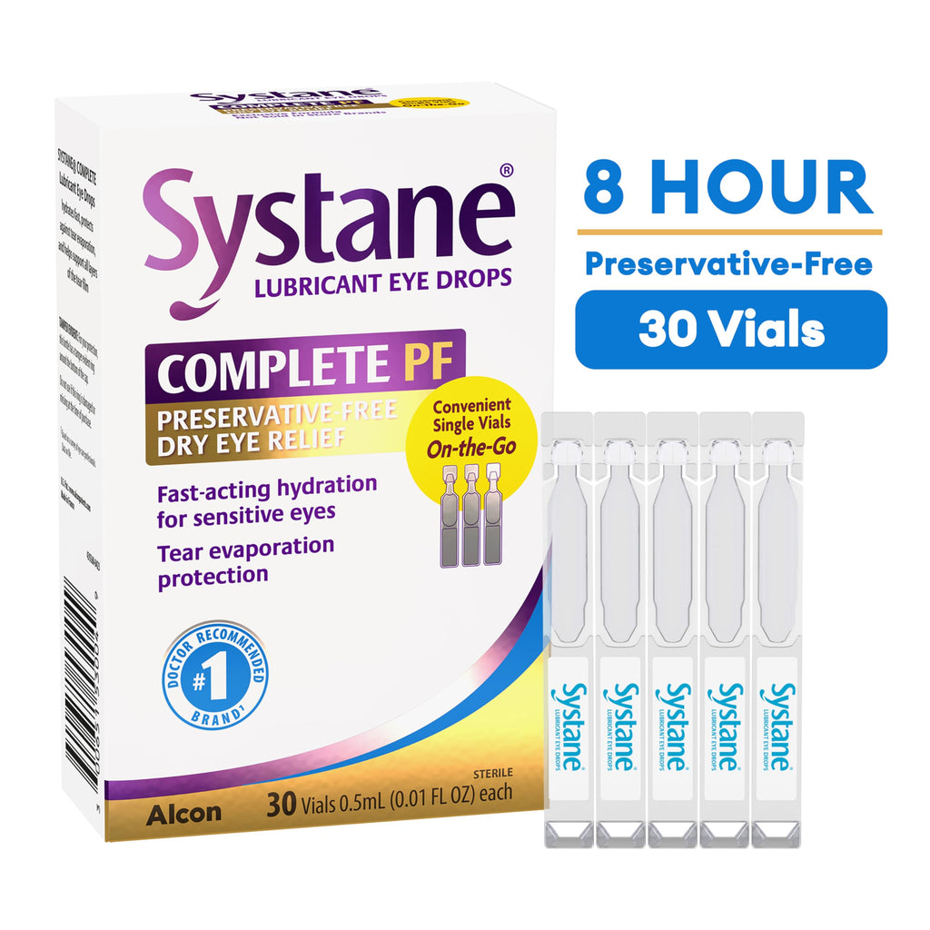 Systane Complete Preservative Free Dry Eye Drops | Unit-Dose

