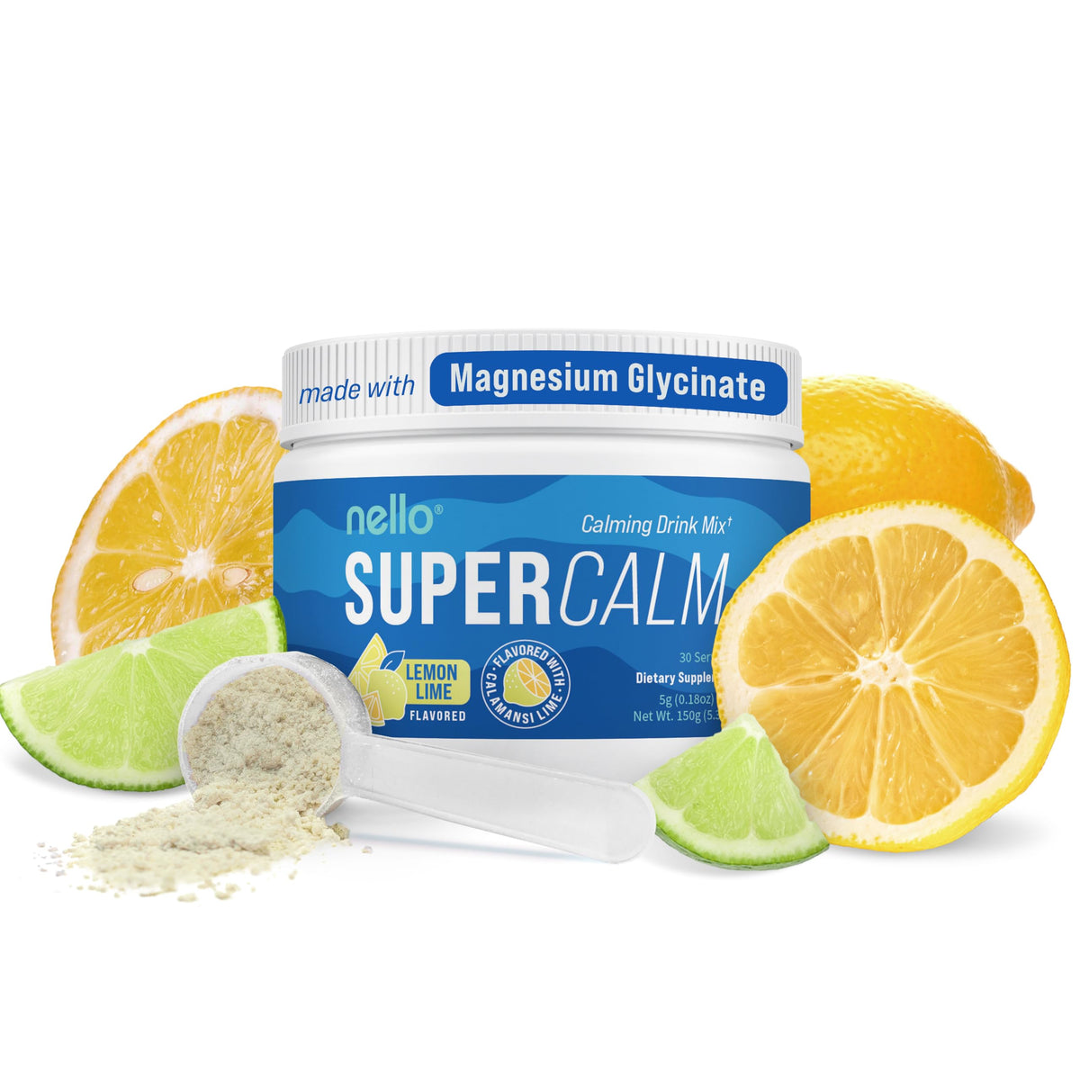 Nello SuperCalm Powdered Drink Mix Adaptogenic Sleep Support