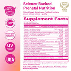 Pink Stork Total Prenatal Vitamins with DHA – Vegan

