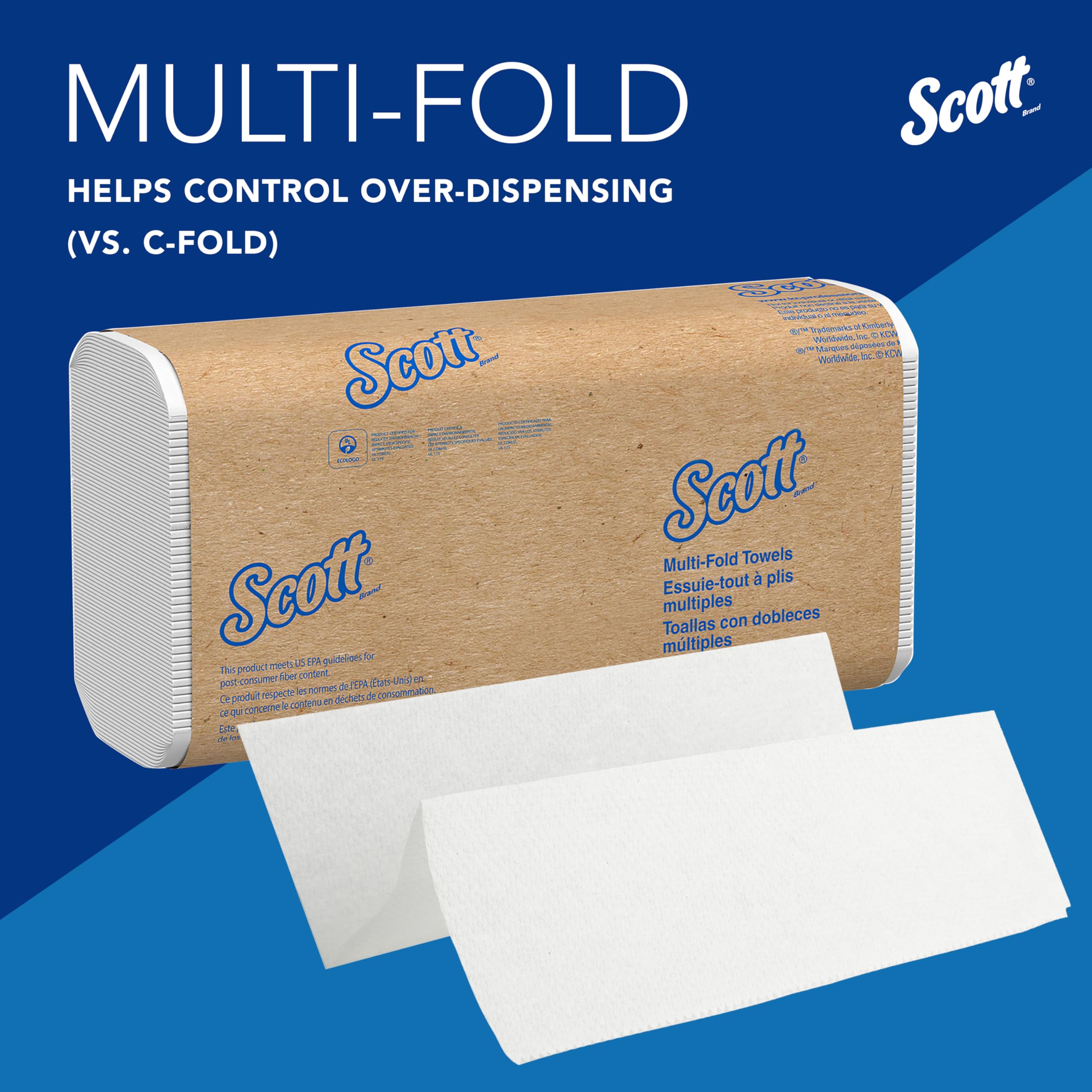 Scott Universal Multifold Paper Towels | Dispenser Compatible

