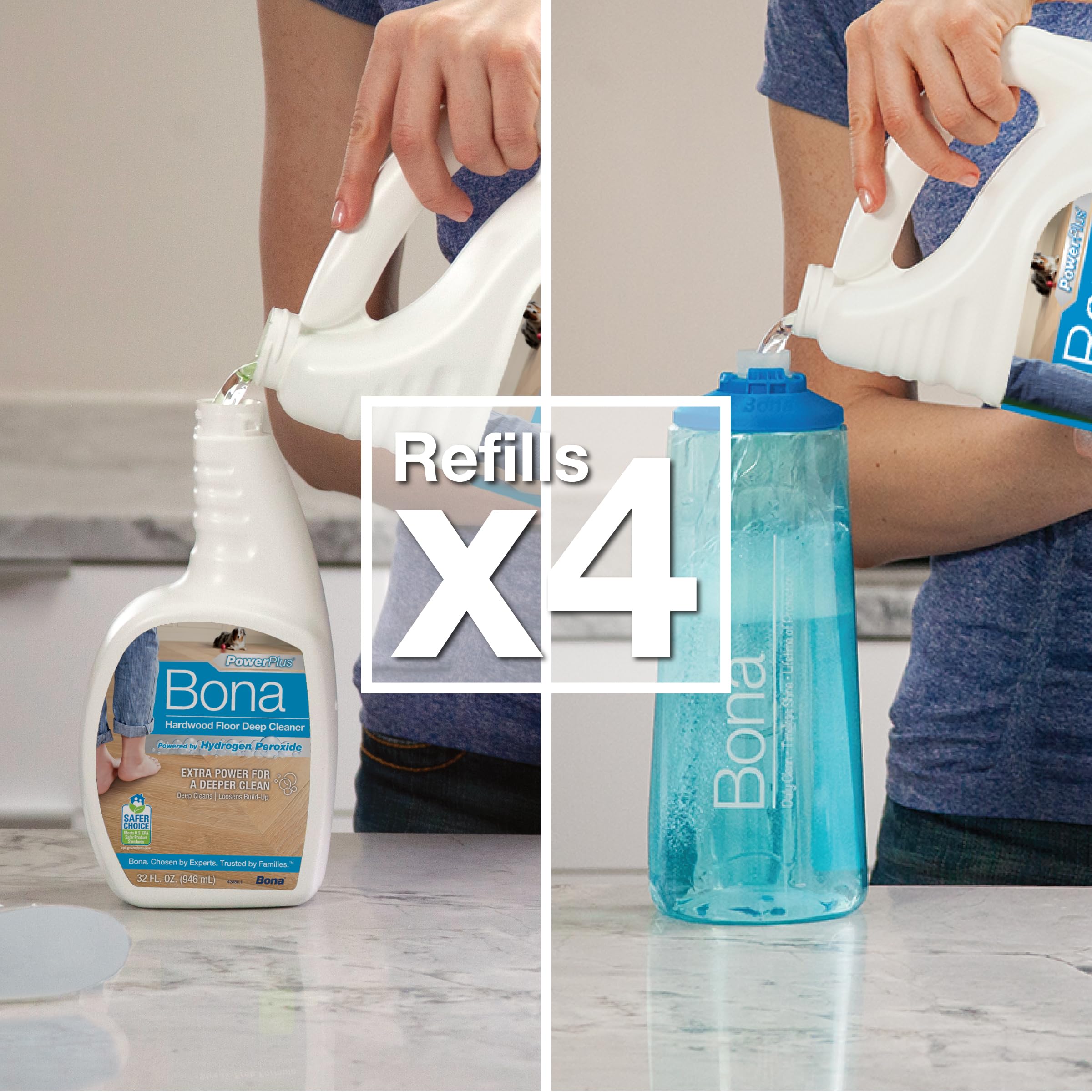 Bona PowerPlus Hardwood Floor Deep Cleaner Refill


