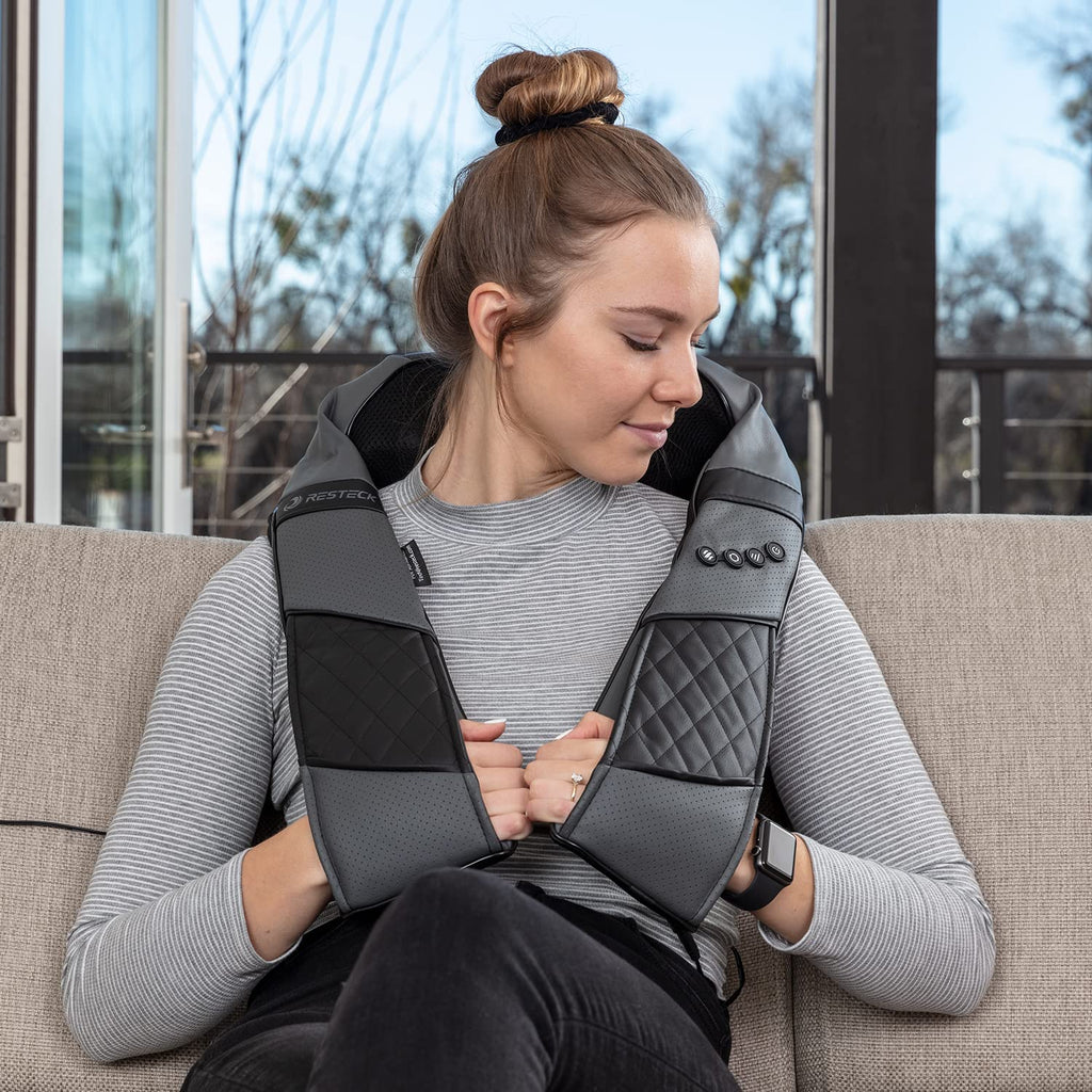 RESTECK Shiatsu Massager Pillow with Heat for Neck & Back

