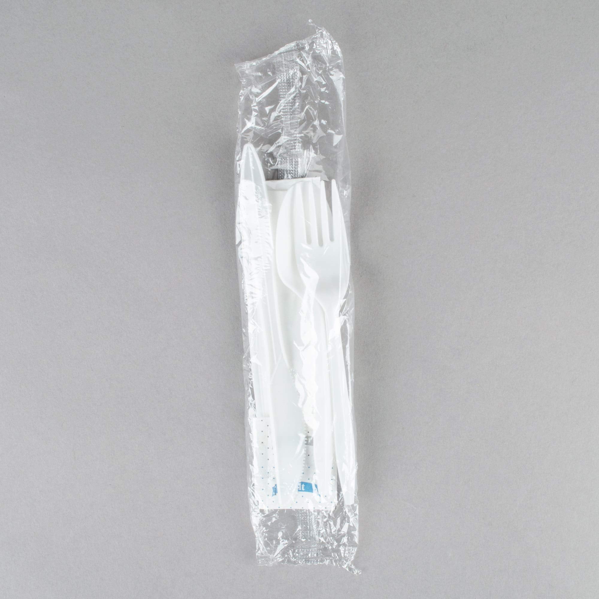KitchenDine Wrapped Disposable Cutlery Set with Napkin

