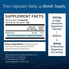 NobI Magnesium Glycinate Supplement | Chelated Absorption

