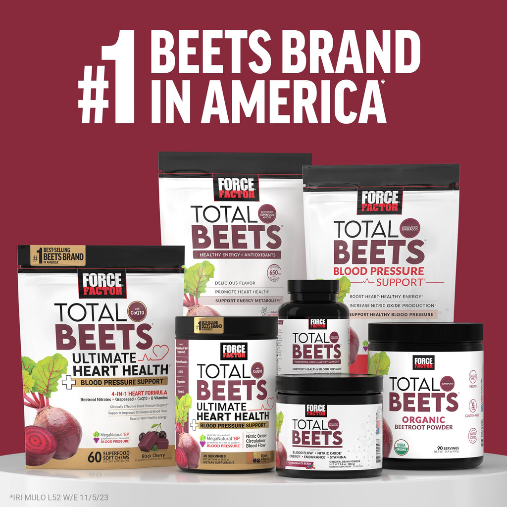 Force Factor Total Beets Organic Beetroot Powder

